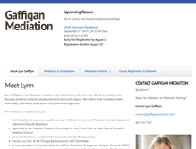 Tablet Screenshot of gaffiganmediation.com